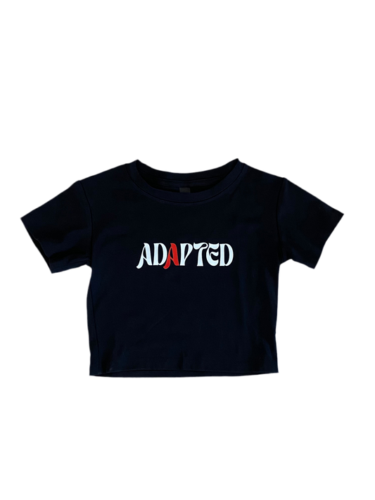 Adapted Women's "Baby" Tee (Black)